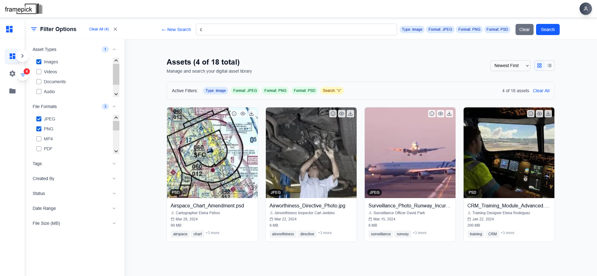Search Interface